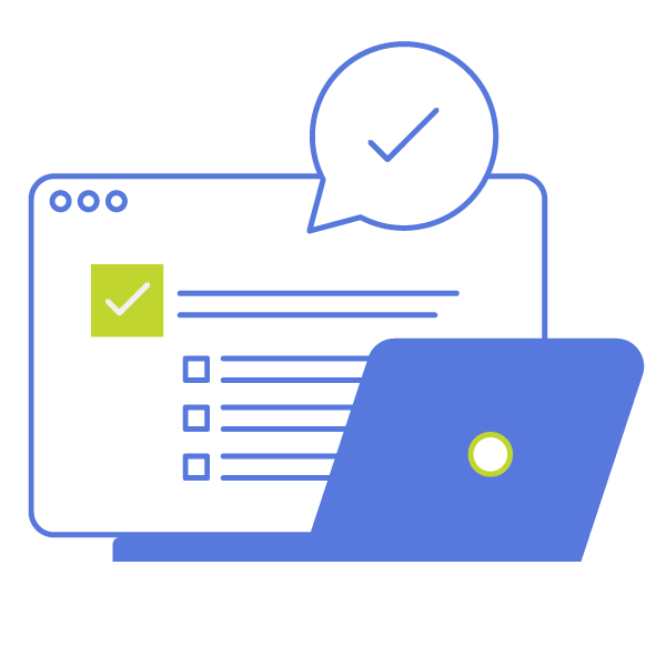 4 step mobile icon